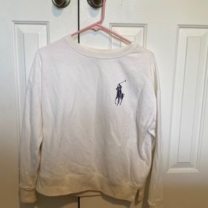 Ralph Lauren Polo White Crewneck Barely Worn